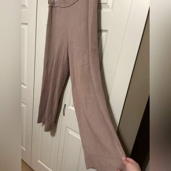 Dynamite Slight Flare Leg Sweater Pants - Picture 3 of 8